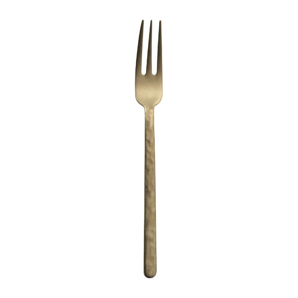 Kodai Vintage Gold Table Fork 3 Prongs Xl (Pack 12) (B2B)