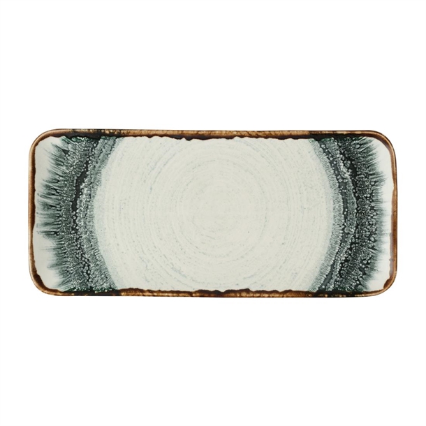 Harvest Flare Natural Organic Rectangle Platter - 350x158mm (Pack 6) (B2B)
