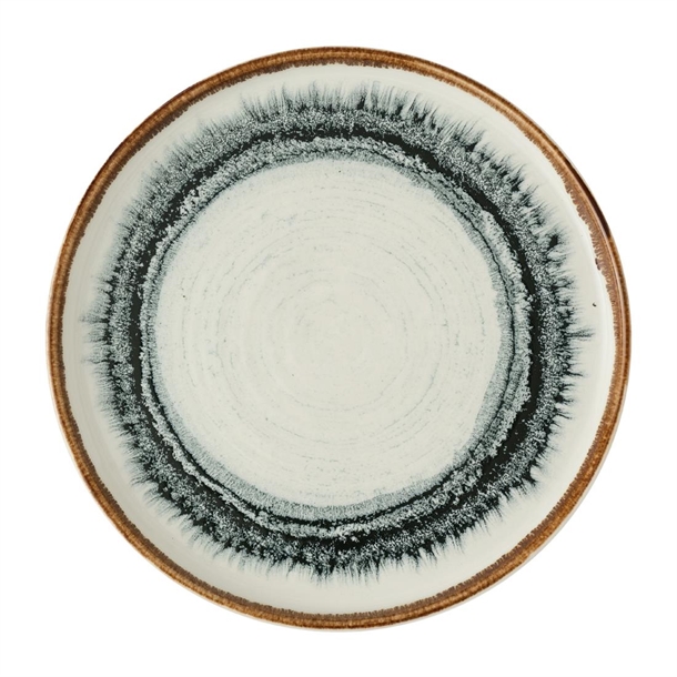 Harvest Flare Natural Walled Plate - 220mm (Pack 6) (B2B)