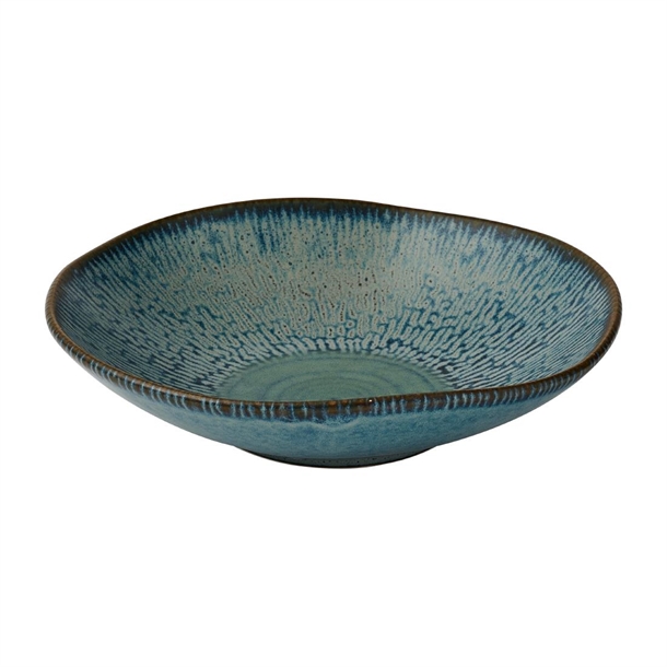 Cascade Sapphire Blue Natural Bowl - 220mm (Pack 6) (B2B)