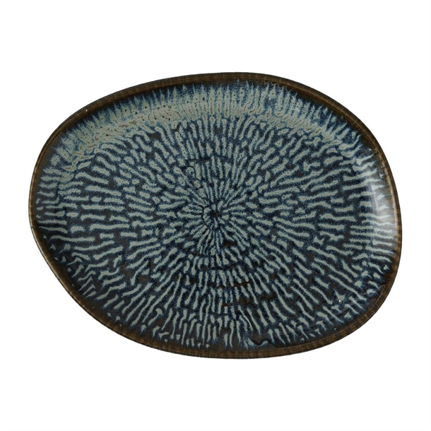Cascade Sapphire Blue Natural Oblong - 260x200mm (Pack 6) (B2B)