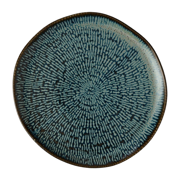 Cascade Sapphire Blue Natural Plate - 260mm (Pack 6) (B2B)