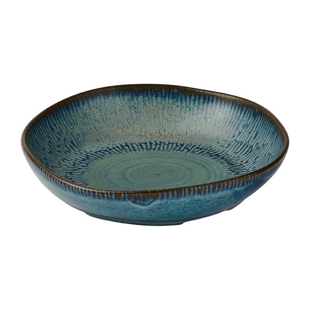 Cascade Sapphire Blue Natural Deep Bowl - 215mm (Pack 6) (B2B)