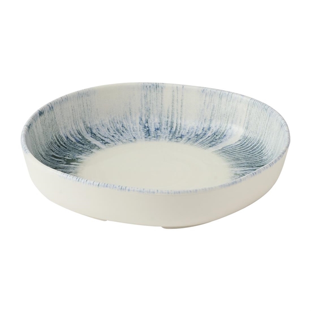 Lyra Blue Organic Walled Bowl - 229mm (Pack 6) (B2B)