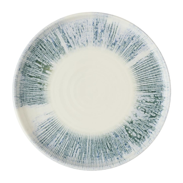 Lyra Blue Walled Plate - 210mm (Pack 6) (B2B)