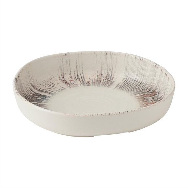 Lyra Pink Organic Walled Bowl - 198mm (Pack 6) (B2B)