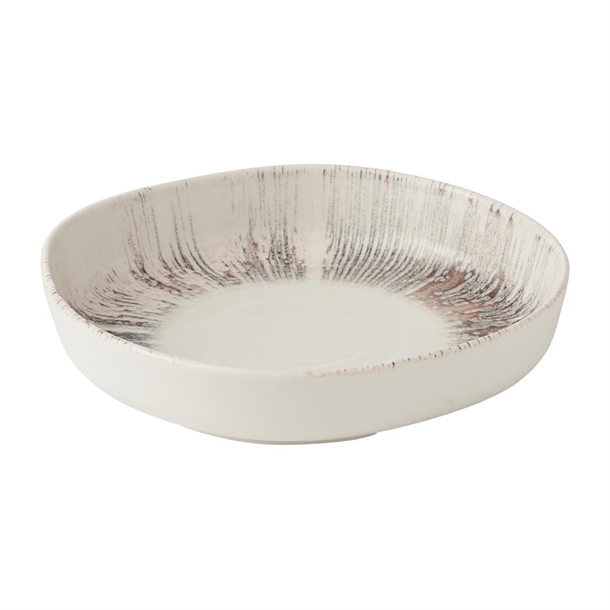 Lyra Pink Organic Walled Bowl - 229mm (Pack 6) (B2B)