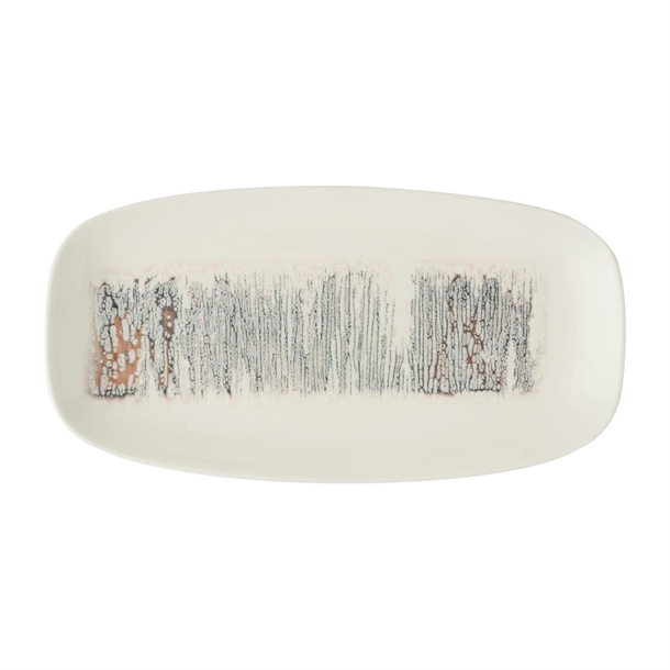 Lyra Pink Oblong Plate - 298x152mm (Pack 12) (B2B)