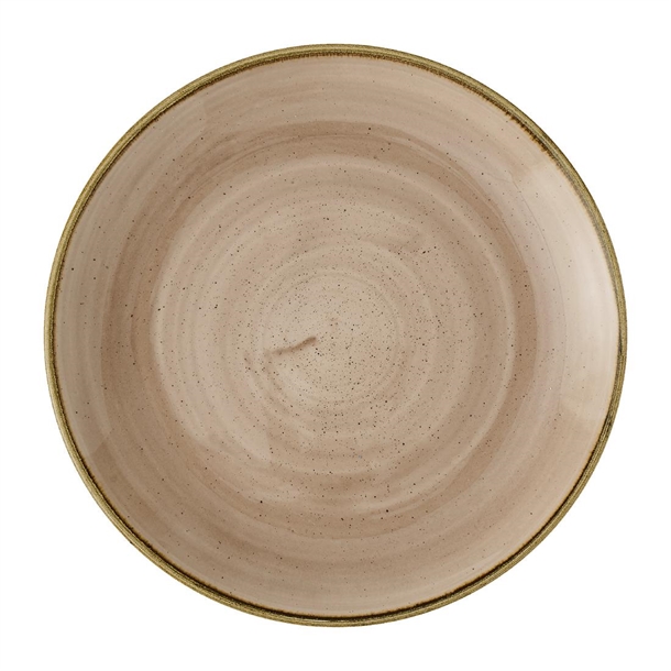 Stonecast Truffle Evolve Coupe Plate - 220mm (Pack 12) (B2B)