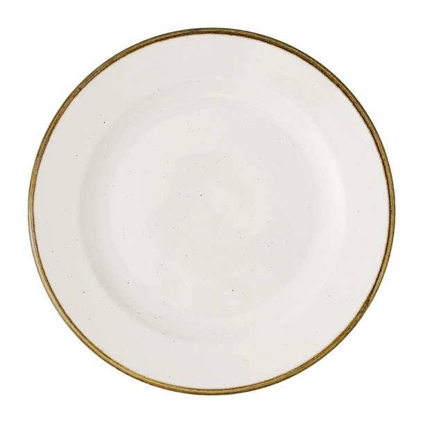 Stonecast Barley White Profile Plate - 210mm (Pack 12) (B2B)