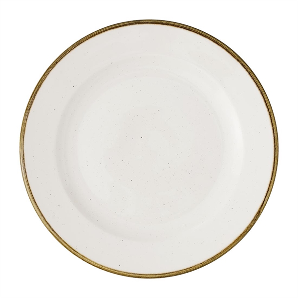 Stonecast Barley White Profile Plate - 228mm (Pack 12) (B2B)