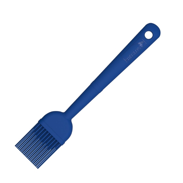 Deglon Stop Glisse Half Maryse Blue Heat Resistant Spatula - 9 3/5"