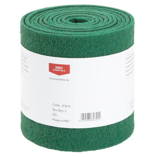 Nisbets Essentials Scouring Pad Roll-3m