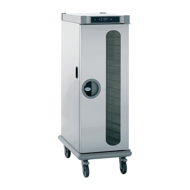 Tournus Roll'Service Heated Banquet Trolley Glazed St/St Door 15xGN 1/1 (Direct)