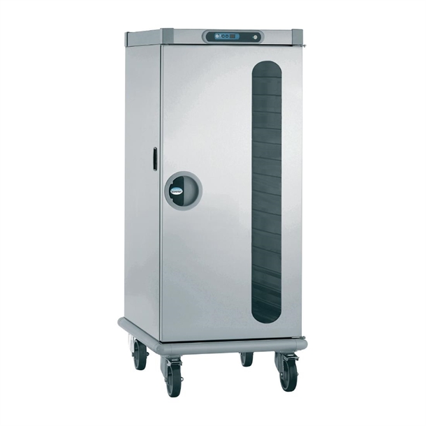 Tournus Roll'Service Heated Banquet Trolley Glazed St/St Door 15xGN 2/1 (Direct)
