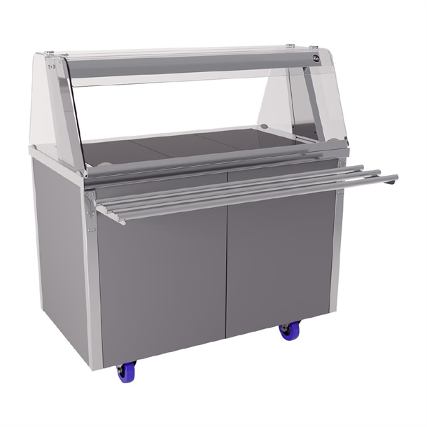 CED Glide Ceran Top Hotcupboard Heated Gantry Trayslide 3xGN 1/1 (Direct)