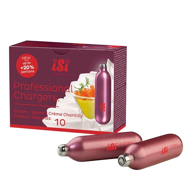 ISI Professional Chargers ECO Series for Cream Whippers - 8.4g(Pack 10)