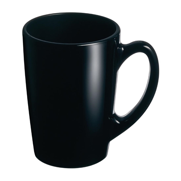 New Morning Mug Black - 320ml (Pack 6) (B2B)