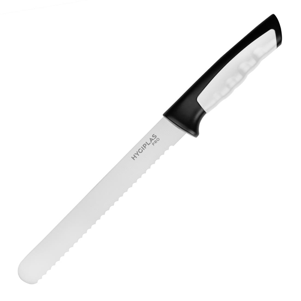 Hygiplas Pro Bread Knife White - 20cm