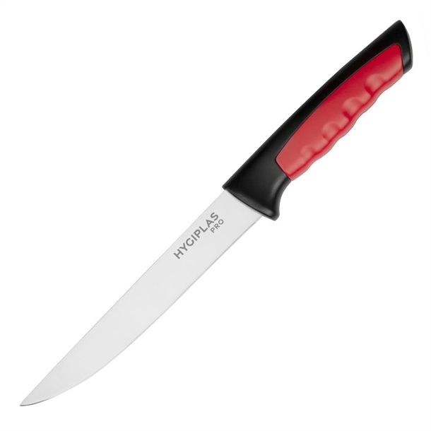 Hygiplas Pro Boning Knife Red - 15cm