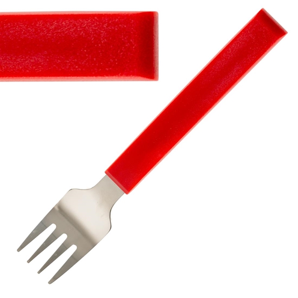 Amefa Select Straight Dessert Fork Red (Pack 12) (B2B)