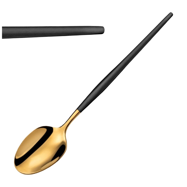 Amefa Soprano Black/Gold Medium Teaspoon (Pack 12) (B2B)