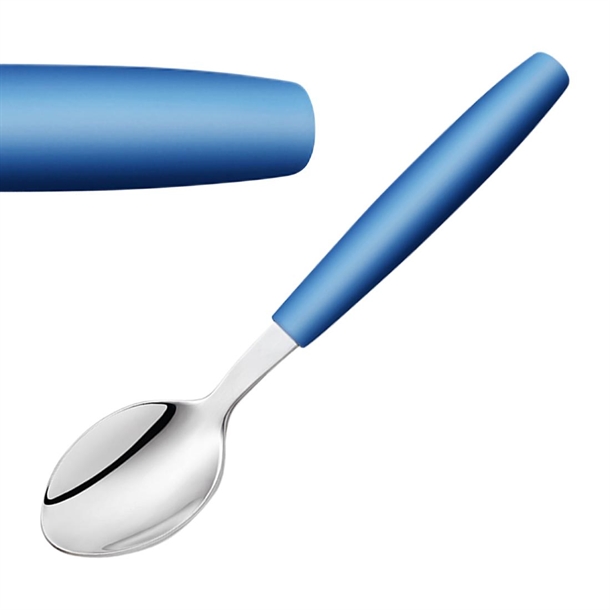 Amefa Pixel Dessert Spoon Blue (Pack 12) (B2B)