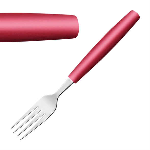 Amefa Pixel Table Fork Red (Pack 12) (B2B)
