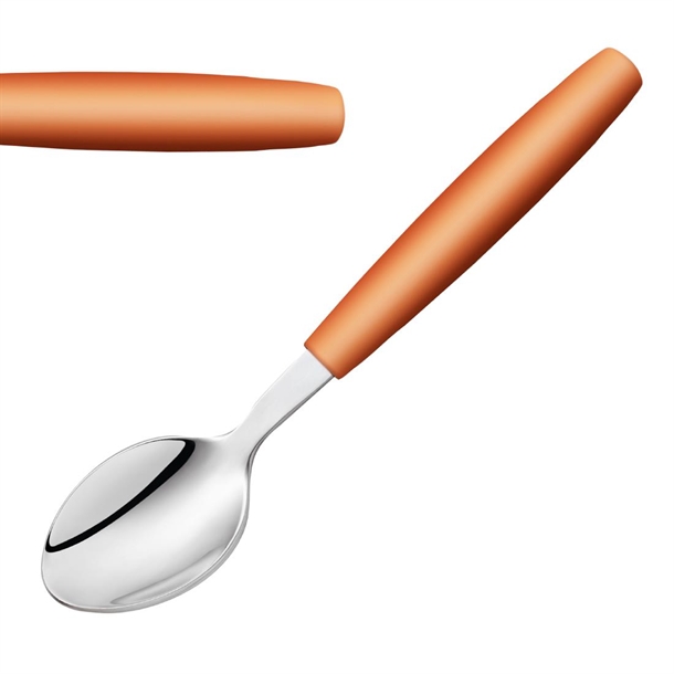 Amefa Pixel Dessert Spoon Orange (Pack 12) (B2B)