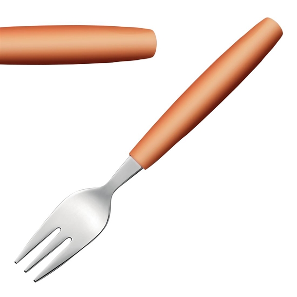Amefa Pixel Cake Fork Orange (Pack 12) (B2B)