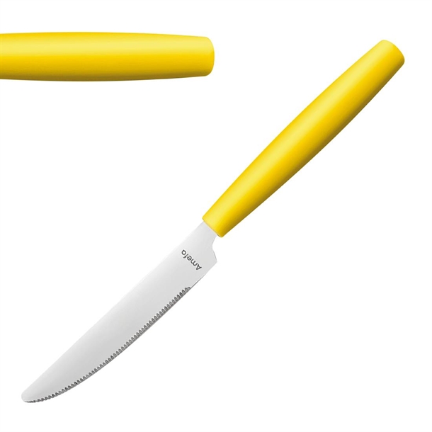 Amefa Pixel Table Knife Yellow (Pack 12) (B2B)