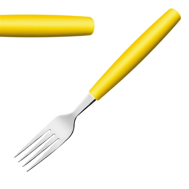 Amefa Pixel Table Fork Yellow (Pack 12) (B2B)