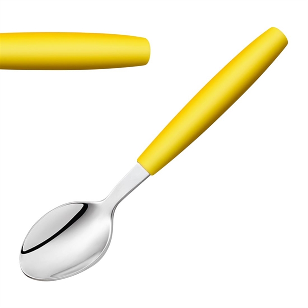 Amefa Pixel Dessert Spoon Yellow (Pack 12) (B2B)