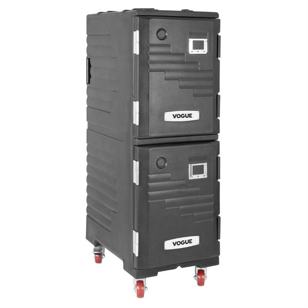 Vogue Double Stack Front Loading Heavy Duty Insulated Box - GN Size