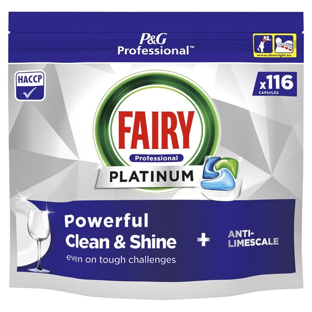 Fairy Professional Platinum Dish Washing Capsules Original - 116 Caps (Pack 2)