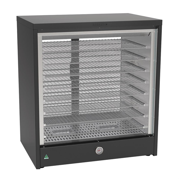 Roband Heat 'n' Hold Fixed Glass Display Side - Black (B2B)