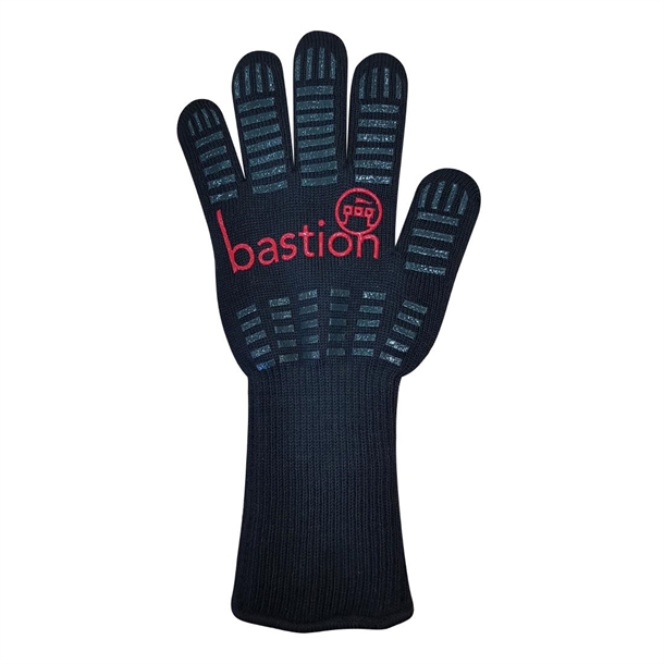 Bastion Zamora Heat Resistant Nomex Gloves Silicone Grip 350mm One - Size (Pair)