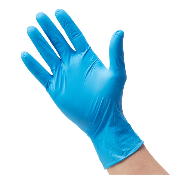 Bastion Progenics Nitrile Ultra Soft Powder Free Gloves Blue Size M (Pack 250)