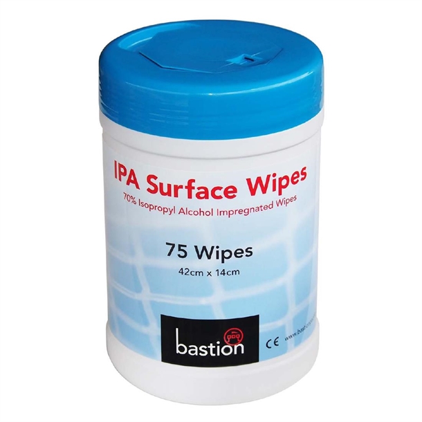 Bastion IPA Surface Wipes - 420x140mm (Pack 75)