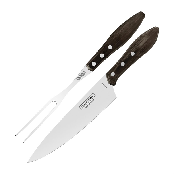 Tramontina Churrasco Barbecue Set Polywood 2 Piece Set (B2B)