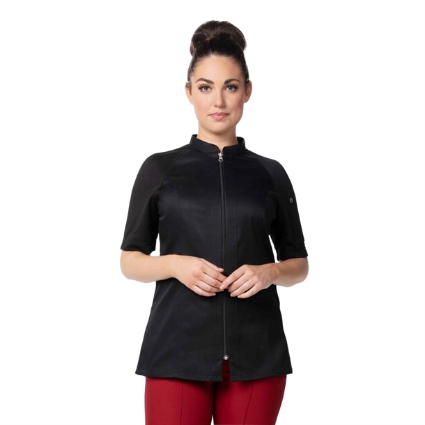 Chef Works Arcadia Women's Chef Jacket - Black - Size XL