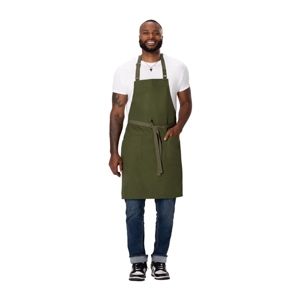 Chef Works Lockharte Bib Apron - Military Green