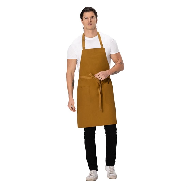 Chef Works Lockharte Bib Apron - Mustard