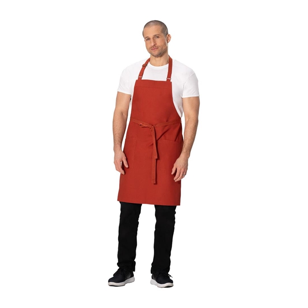 Chef Works Lockharte Bib Apron - Rust