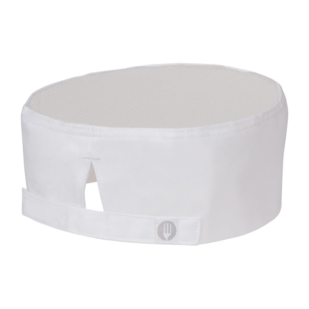 Chef Works Cool Vent Chef Beanie - White