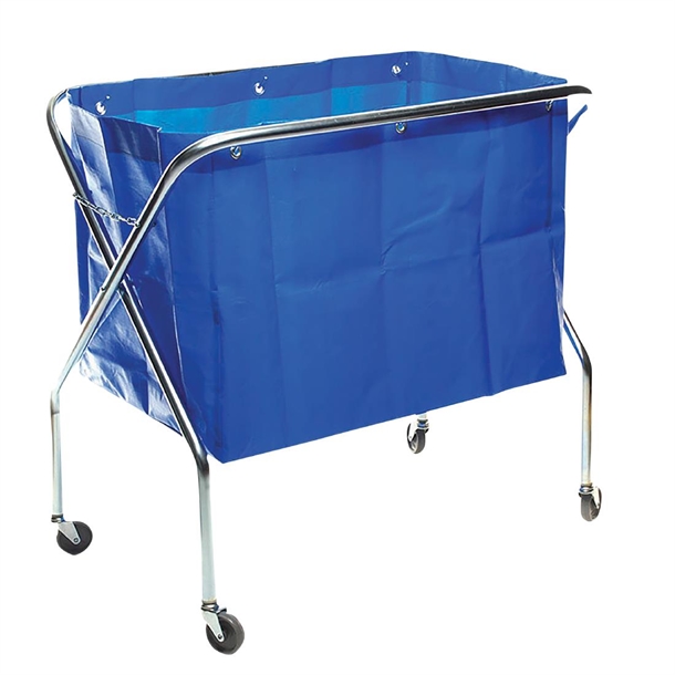 Sabco Professional Scissor Waste Trolley - Blue