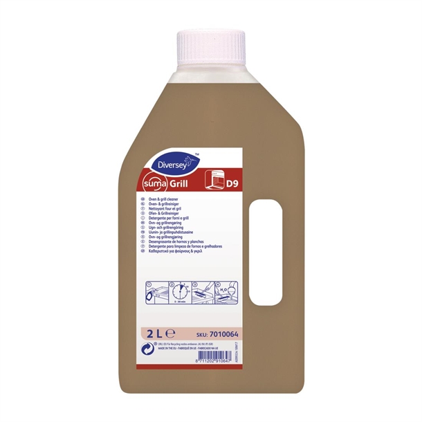 Suma Grill D9 Heavy Duty Oven & Grill Cleaner - 2Ltr