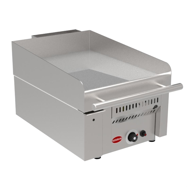 Mirror 1 Zone Gas Heavy Duty Chromed Griddle (Direct)