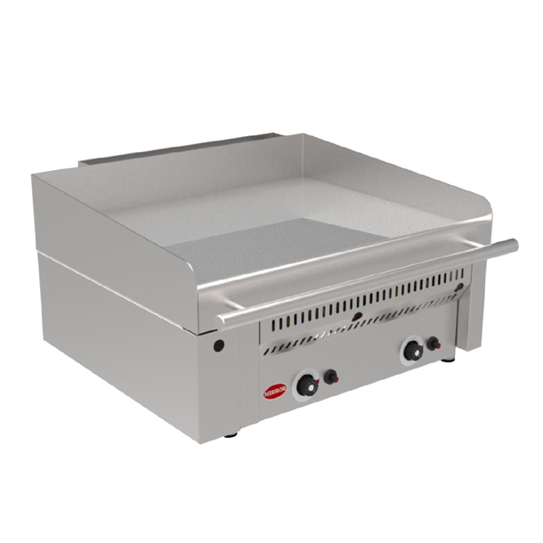 Mirror 2 Zone Gas Heavy Duty Chrome Griddle (Direct)
