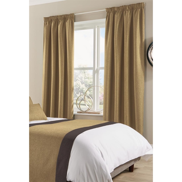 Comfort TUNDRA Curtain 3" Tape RATTAN - 270x137cm